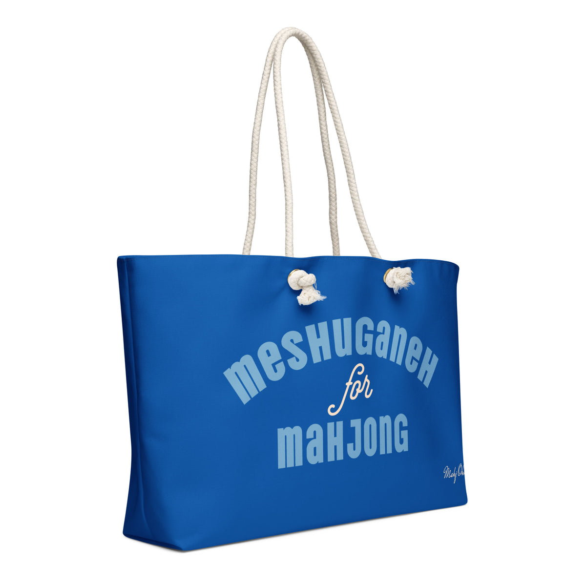 Meshuganeh for Mahjong weekender bag