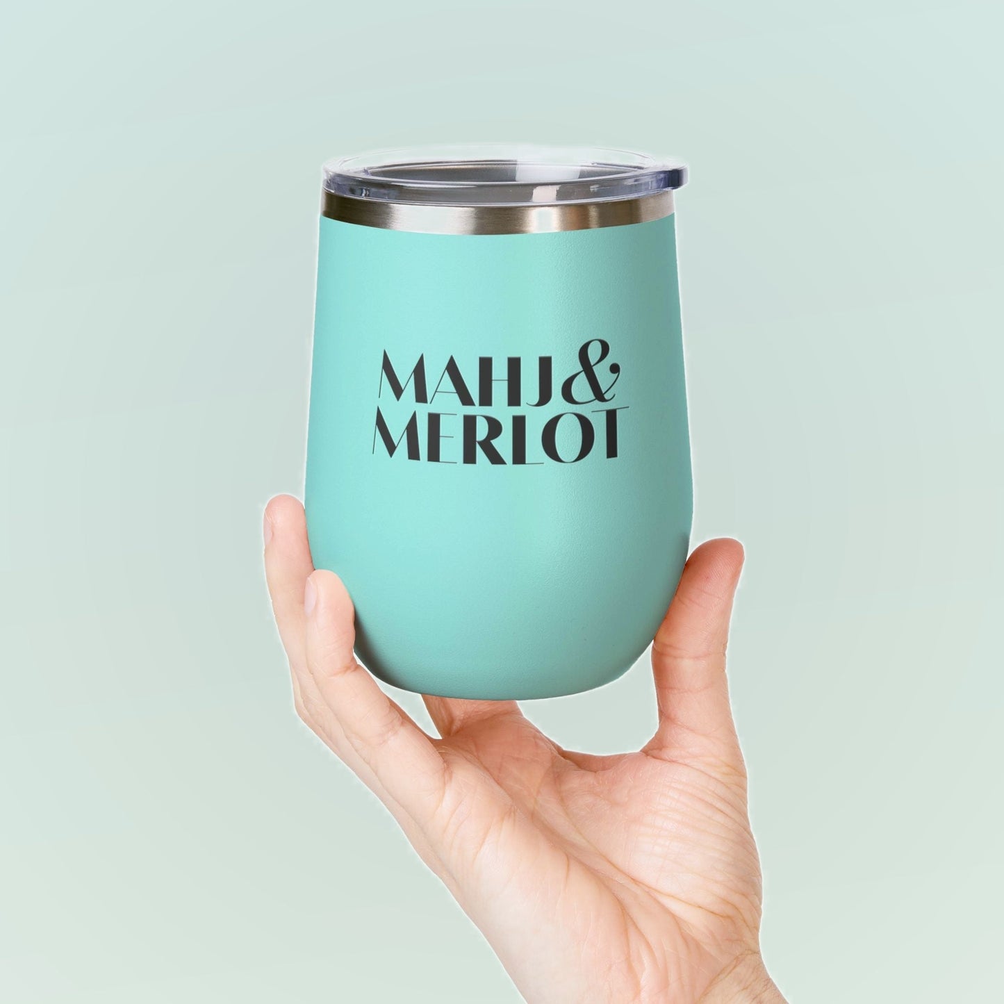 Mahj & Merlot Wine Tumbler