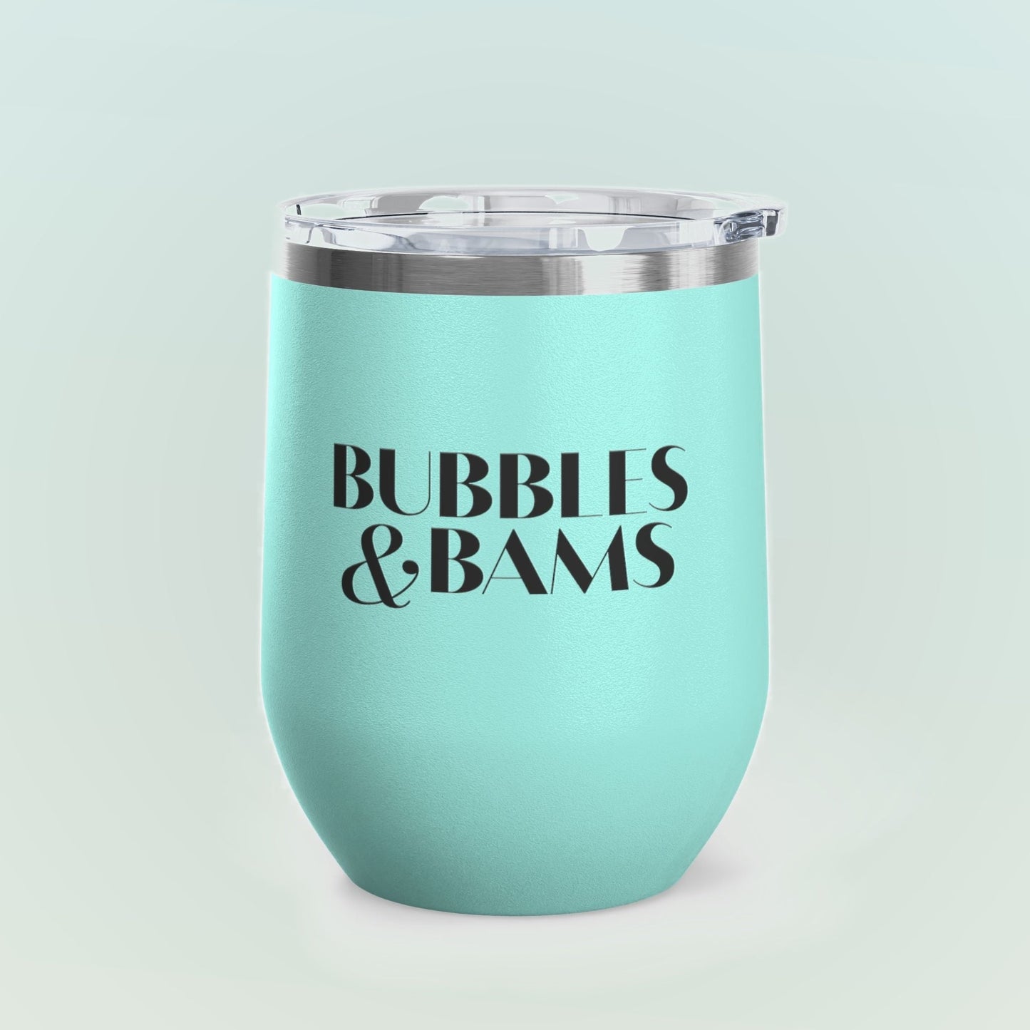 Bubbles & Bams Wine Tumbler