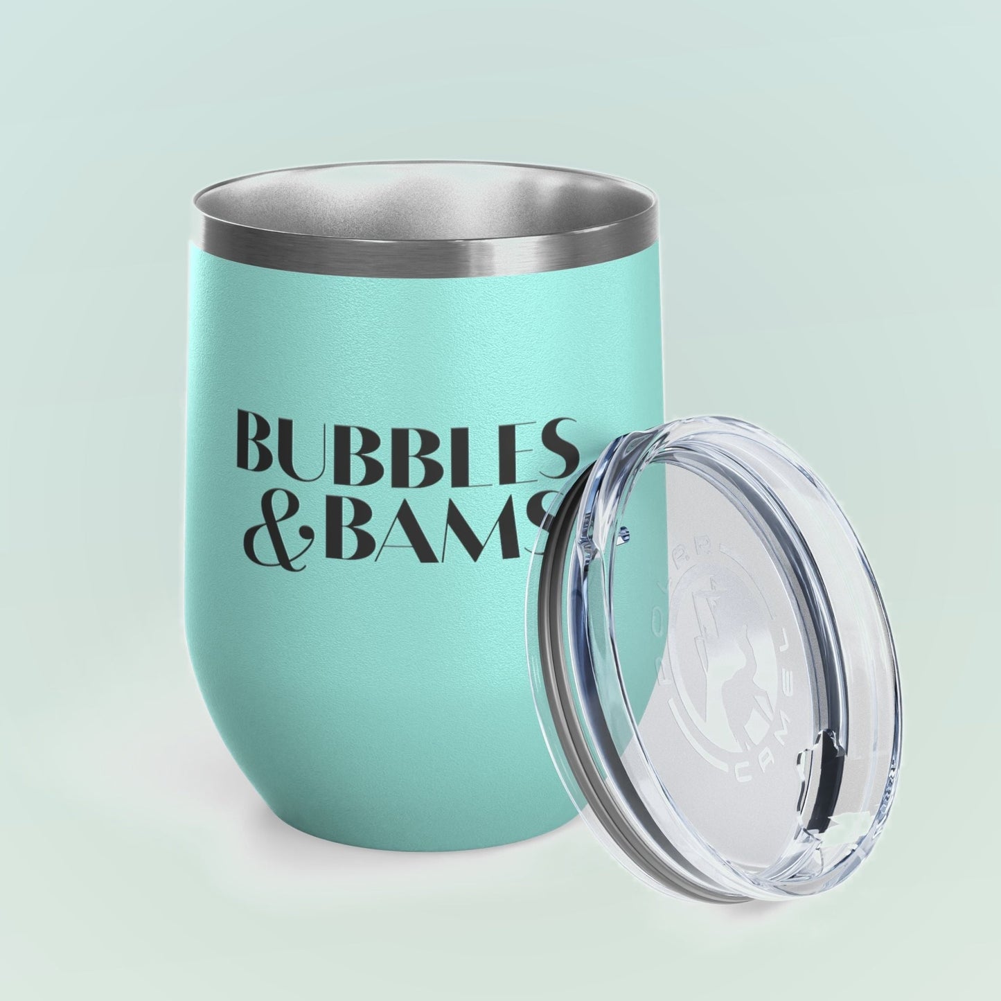 Bubbles & Bams Wine Tumbler