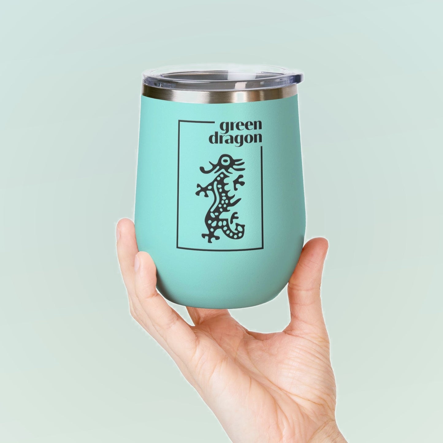 Green Dragon Wine Tumbler