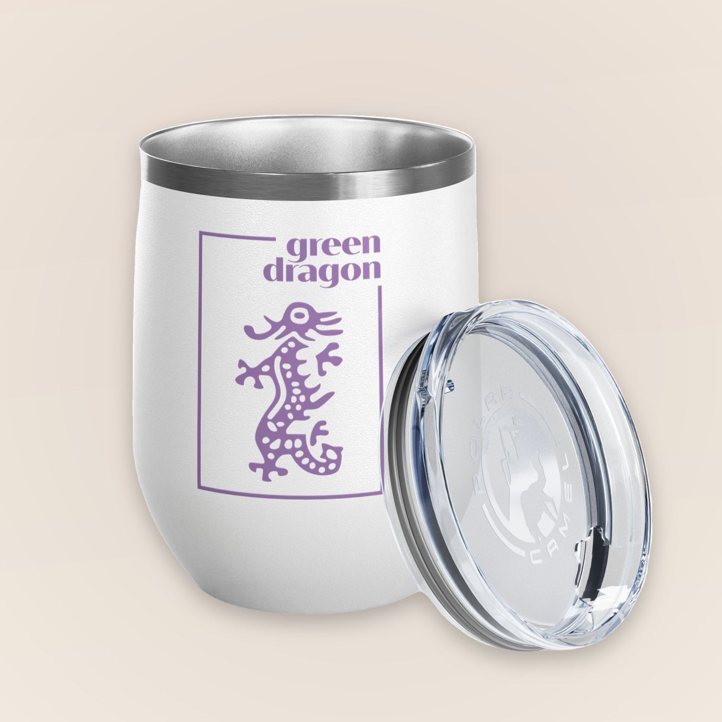 Green Dragon Wine Tumbler