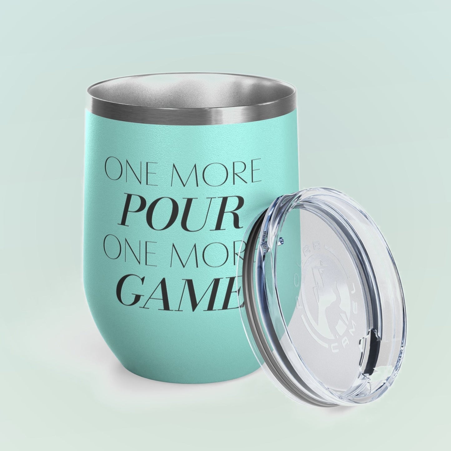 One More Pour. One More Game Wine Tumbler