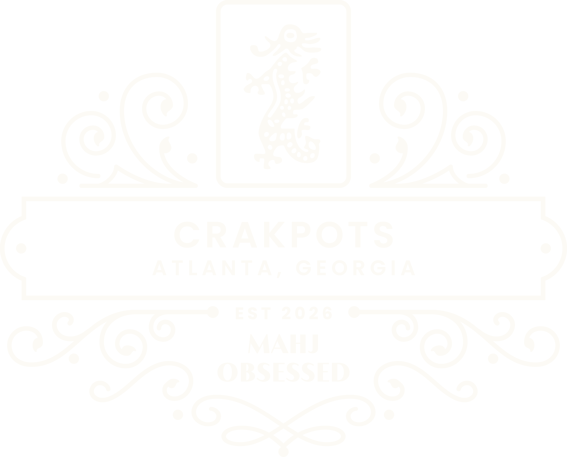 Swirls crest design